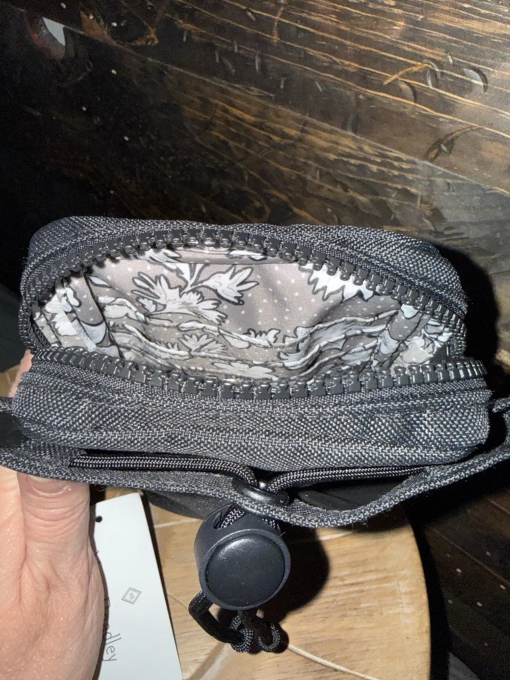 Vera Bradley Black Crossbody Bottle Carrier - Picture 5 of 5